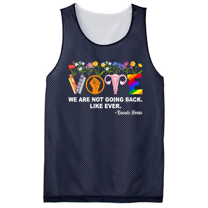 Kamalawe Are Not Going Back Like Ever Feminist Human Rights Mesh Reversible Basketball Jersey Tank