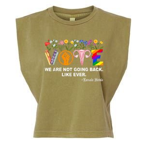 Kamalawe Are Not Going Back Like Ever Feminist Human Rights Garment-Dyed Women's Muscle Tee