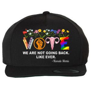 Kamalawe Are Not Going Back Like Ever Feminist Human Rights Wool Snapback Cap