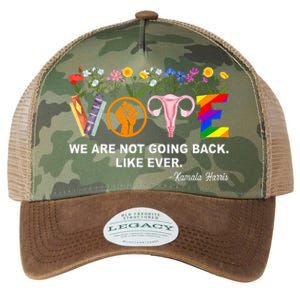 Kamalawe Are Not Going Back Like Ever Feminist Human Rights Legacy Tie Dye Trucker Hat