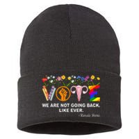 Kamalawe Are Not Going Back Like Ever Feminist Human Rights Sustainable Knit Beanie