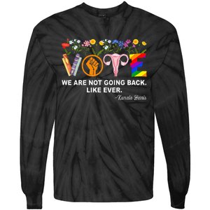 Kamalawe Are Not Going Back Like Ever Feminist Human Rights Tie-Dye Long Sleeve Shirt