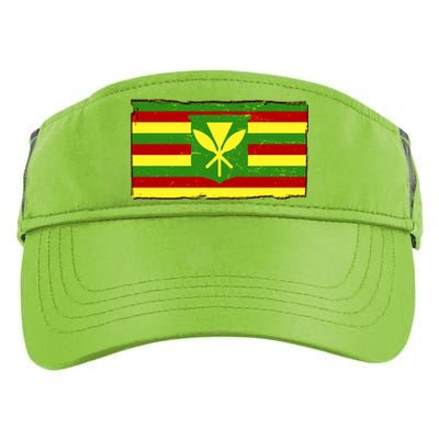 Kanaka Maoli Flag  Adult Drive Performance Visor