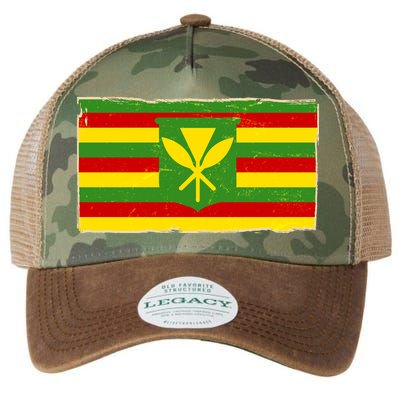 Kanaka Maoli Flag  Legacy Tie Dye Trucker Hat