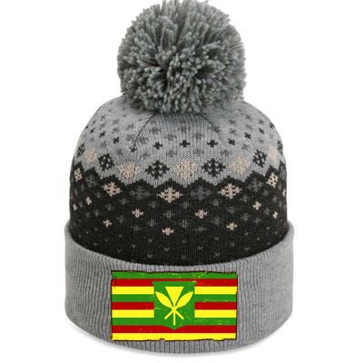 Kanaka Maoli Flag  The Baniff Cuffed Pom Beanie