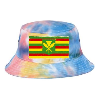 Kanaka Maoli Flag  Tie Dye Newport Bucket Hat