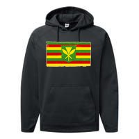 Kanaka Maoli Flag  Performance Fleece Hoodie