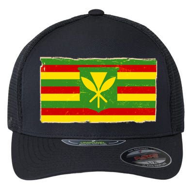 Kanaka Maoli Flag  Flexfit Unipanel Trucker Cap