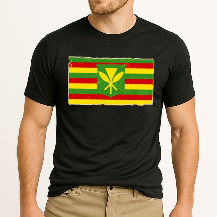 Kanaka Maoli Flag  Cooling Performance Crew T-Shirt