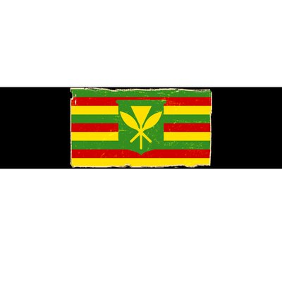 Kanaka Maoli Flag  Bumper Sticker