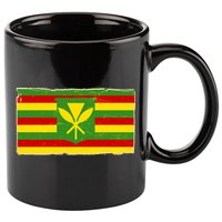 Kanaka Maoli Flag  11oz C Handle Ceramic Mug