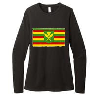 Kanaka Maoli Flag  Womens CVC Long Sleeve Shirt