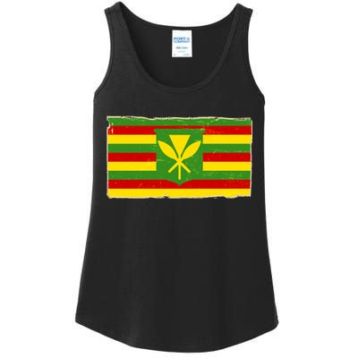 Kanaka Maoli Flag  Ladies Essential Tank