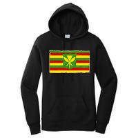 Kanaka Maoli Flag  Women's Pullover Hoodie