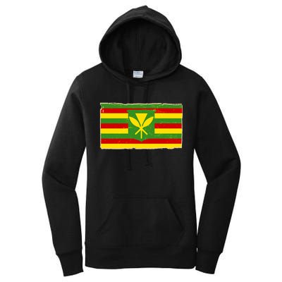 Kanaka Maoli Flag  Women's Pullover Hoodie