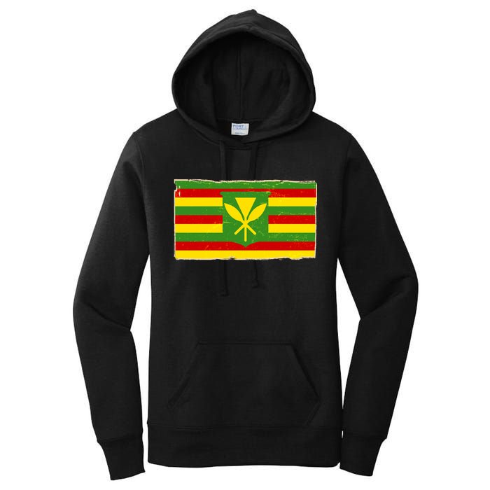 Kanaka Maoli Flag  Women's Pullover Hoodie