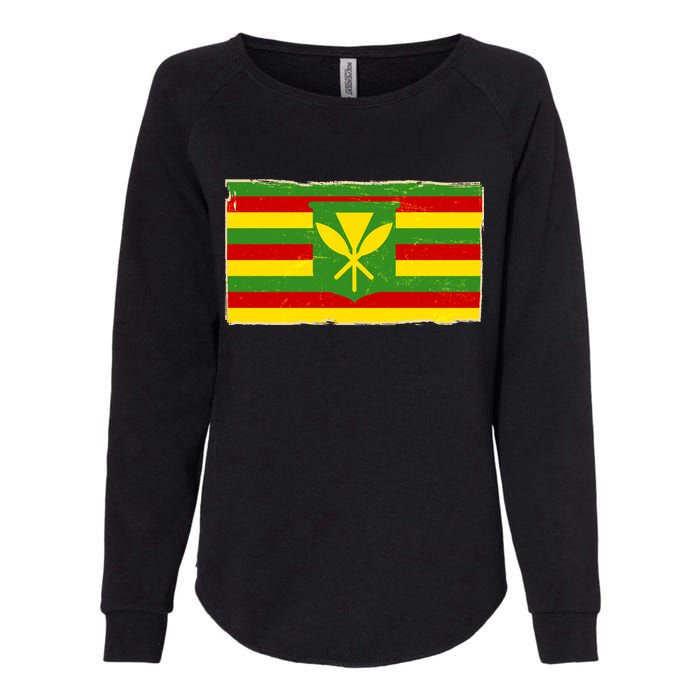 Kanaka Maoli Flag  Womens California Wash Sweatshirt