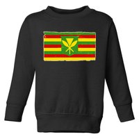 Kanaka Maoli Flag  Toddler Sweatshirt