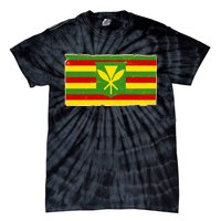 Kanaka Maoli Flag  Tie-Dye T-Shirt