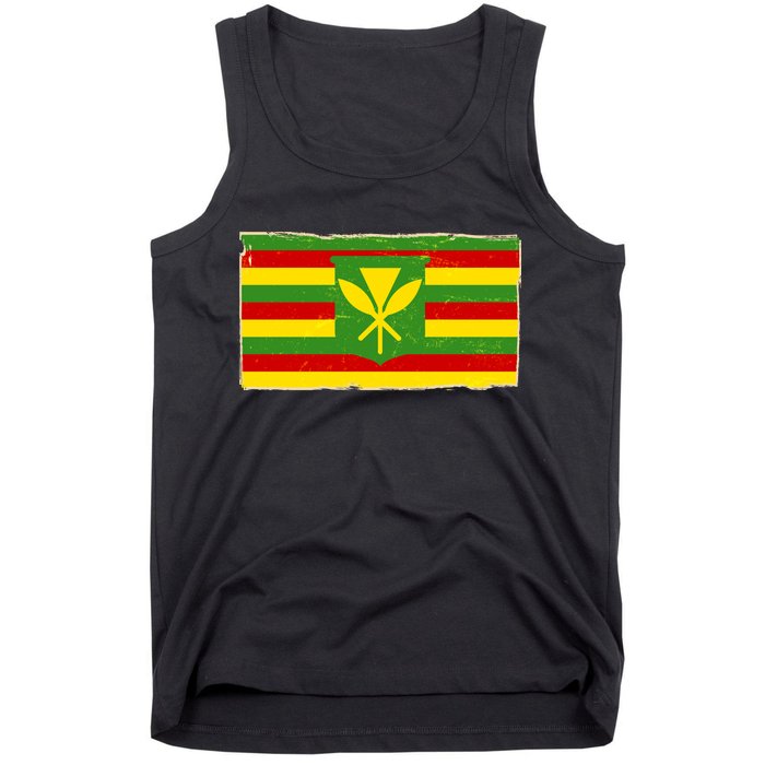 Kanaka Maoli Flag  Tank Top