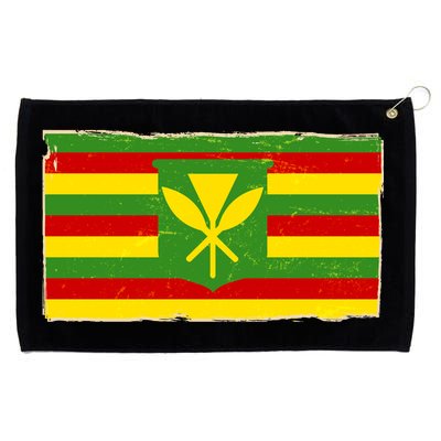 Kanaka Maoli Flag  Grommeted Golf Towel