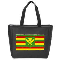 Kanaka Maoli Flag  Zip Tote Bag