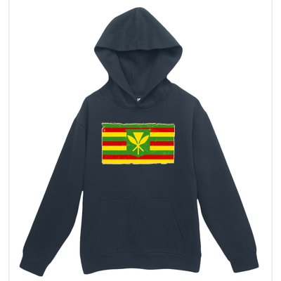 Kanaka Maoli Flag  Urban Pullover Hoodie