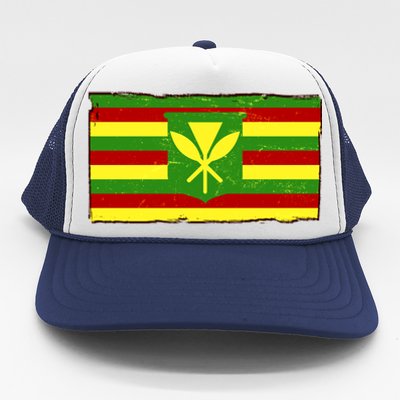 Kanaka Maoli Flag  Trucker Hat