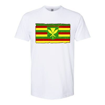 Kanaka Maoli Flag  Softstyle CVC T-Shirt