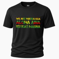 Kanaka Maoli Flag We Are Mauna Kea  Cooling Performance Crew T-Shirt