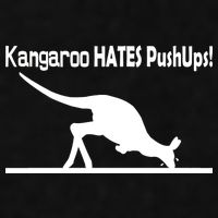 Kangaroo Hates Pushups Ladies PosiCharge Tri-Blend Wicking Tank