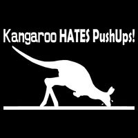Kangaroo Hates Pushups Apron