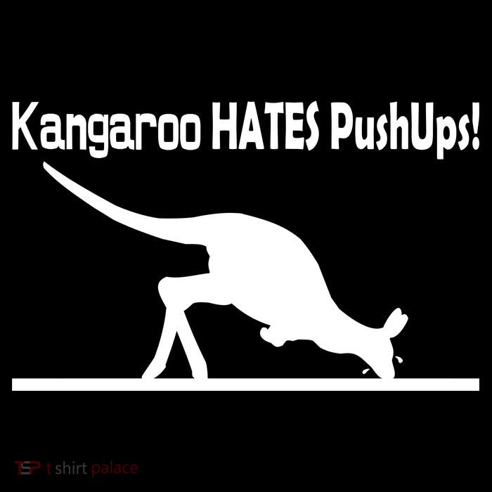 Kangaroo Hates Pushups Toddler Sweatshirt