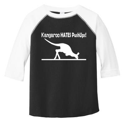 Kangaroo Hates Pushups Toddler Fine Jersey T-Shirt