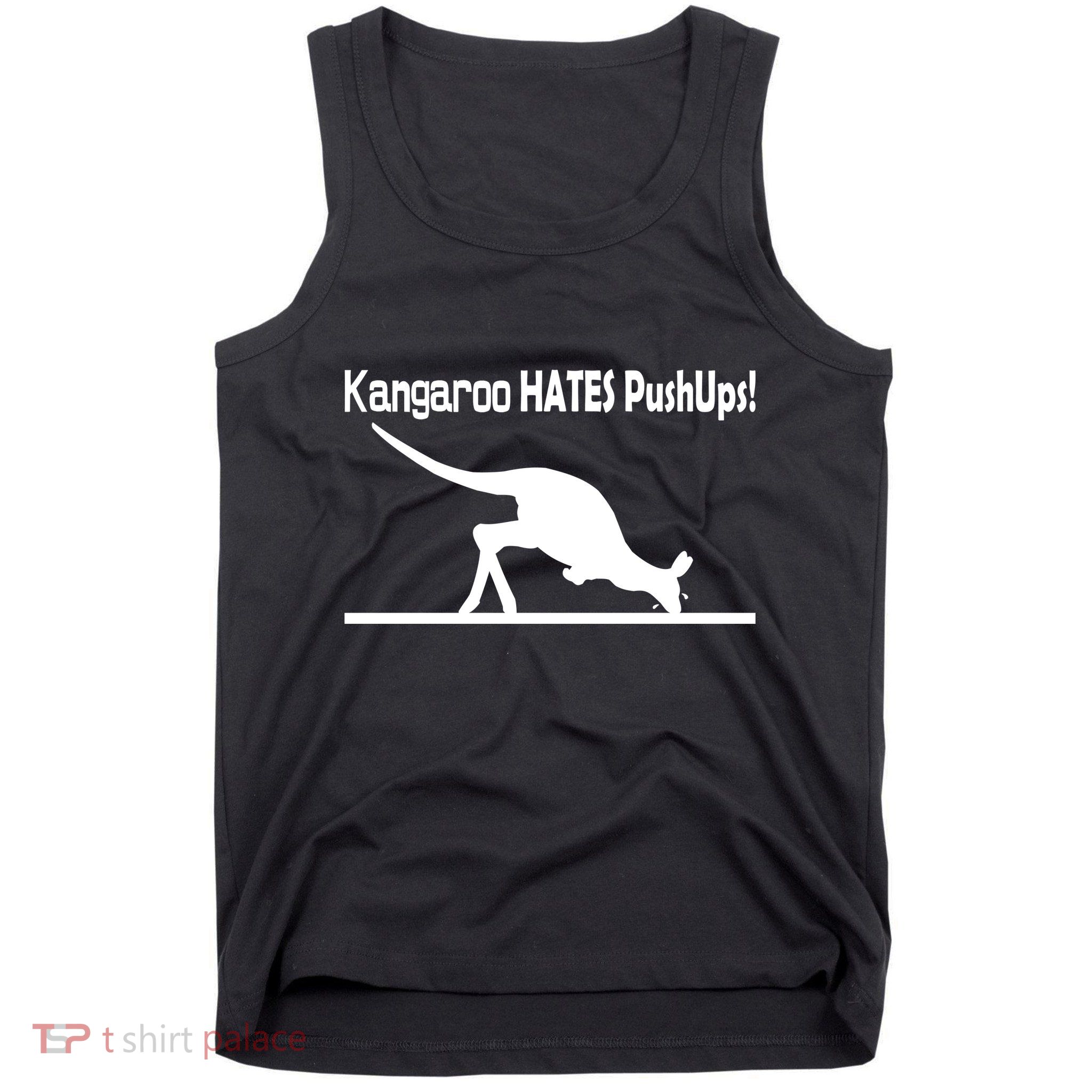 Kangaroo Hates Pushups Tank Top