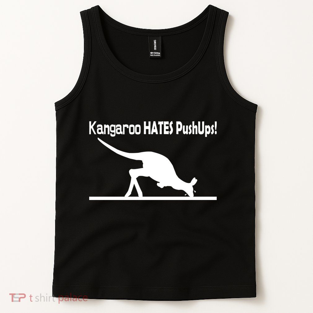Kangaroo Hates Pushups Tank Top