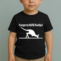 Kangaroo Hates Pushups Toddler T-Shirt
