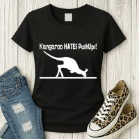 Kangaroo Hates Pushups Womens T-Shirt