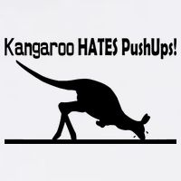 Kangaroo Hates Pushups Garment-Dyed Sweatshirt