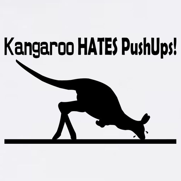 Kangaroo Hates Pushups Garment-Dyed Sweatshirt