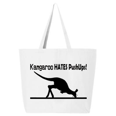 Kangaroo Hates Pushups 25L Jumbo Tote