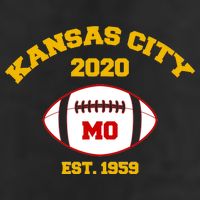 Kansas City 2020 Est 1959 KC Football 7 Panel Mesh Trucker Snapback Hat