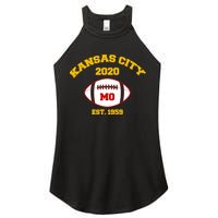 Kansas City 2020 Est 1959 KC Football Women's Perfect Tri Rocker Tank