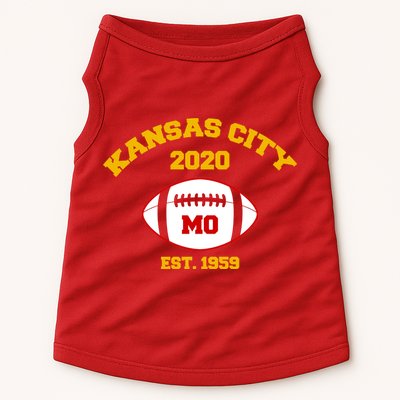Kansas City 2020 Est 1959 KC Football Doggie Tank