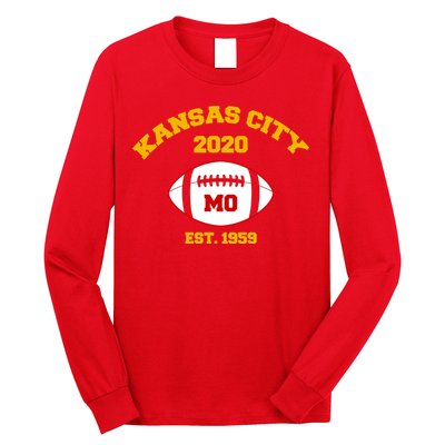 Kansas City 2020 Est 1959 KC Football Long Sleeve Shirt