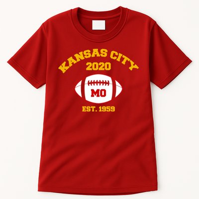 Kansas City 2020 Est 1959 KC Football Tall T-Shirt