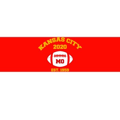 Kansas City 2020 Est 1959 KC Football Bumper Sticker