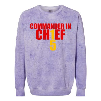 Kansas City Commander In Chief Colorblast Crewneck Sweatshirt