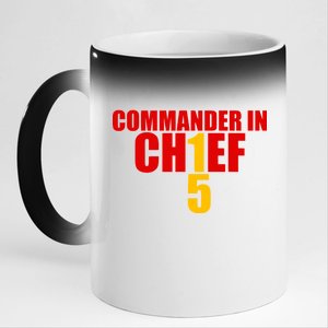 Kansas City Commander In Chief 11oz Black Color Changing Mug