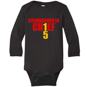 Kansas City Commander In Chief Baby Long Sleeve Bodysuit